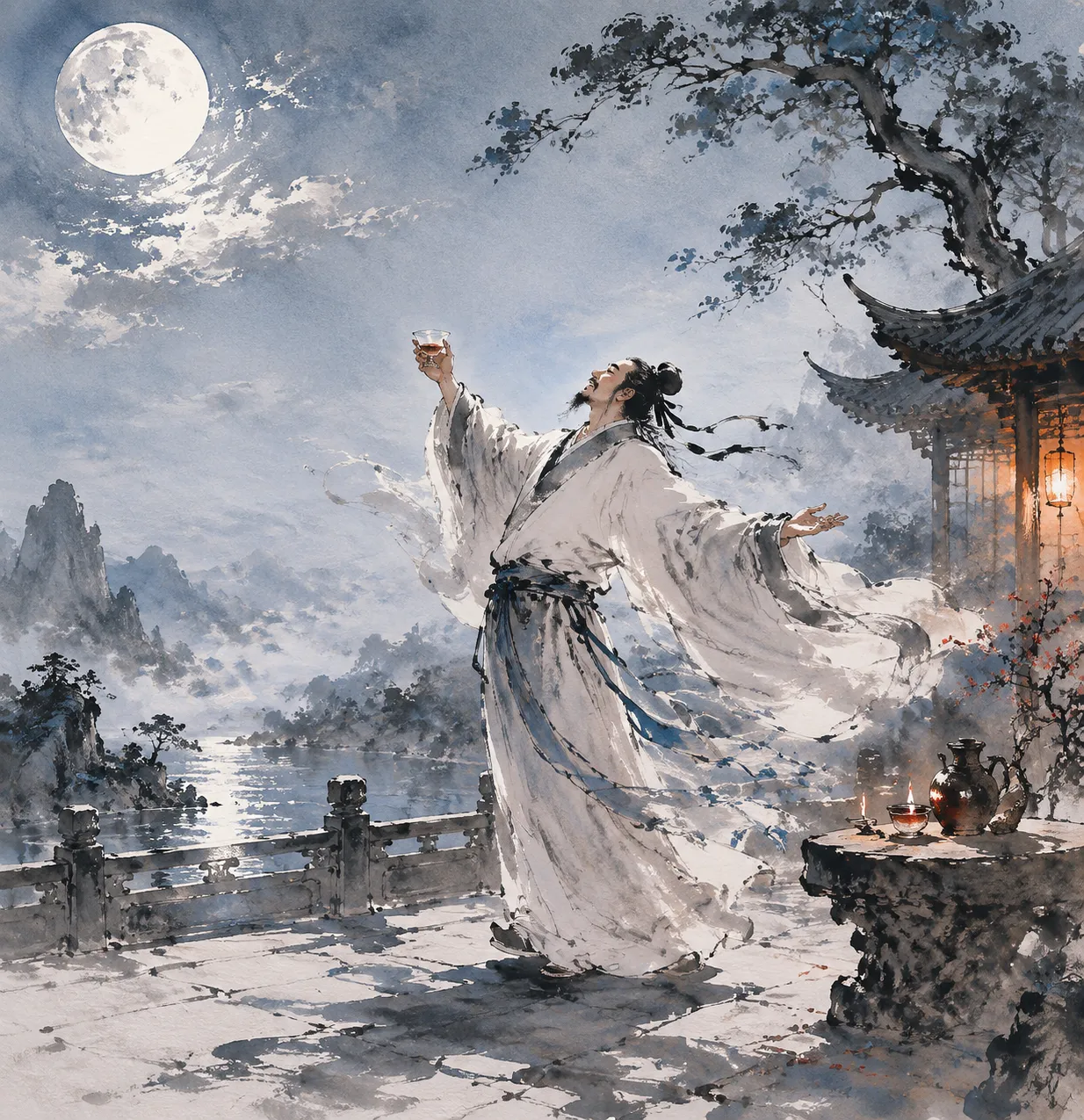 中景